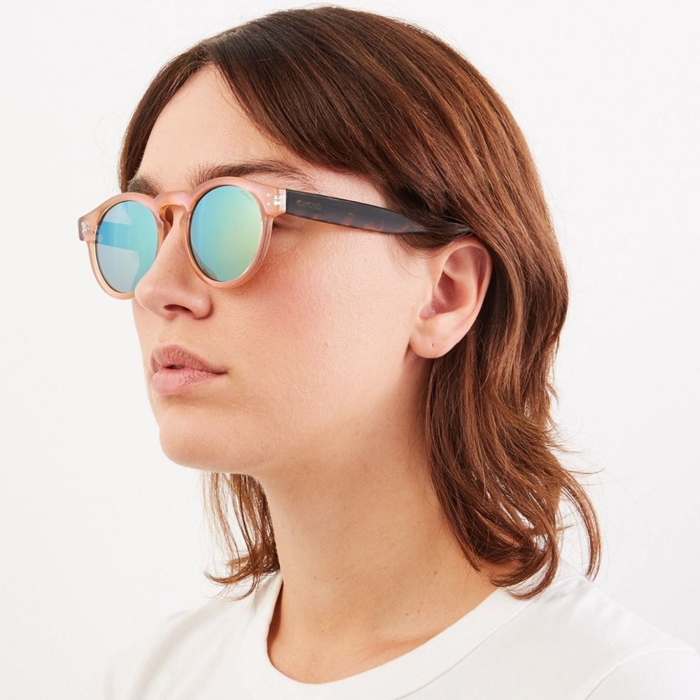 final price | Komono | pink pearl + tortoise sunglasses